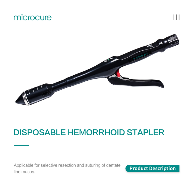 Disposable hemorrhoid stapler